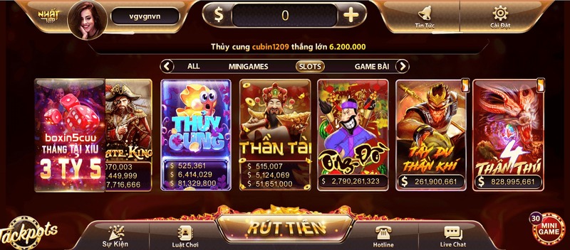 Slot Game Sunwin đa dạng và phong phú
